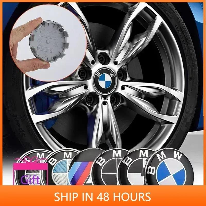 -56/68mm Auto Hub Caps for BMW 3 5 7 Series M M3 M5 M6 F01 F20 F10 X5 E36 Car Wheel Center Cover Hubcaps Decoration Accessories