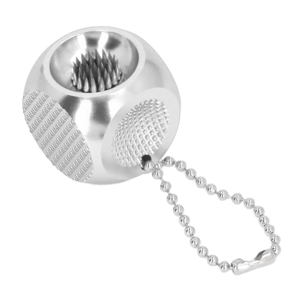 Billiards Pool Cue Tip Repair Tool Billiard Cue Accessories Trimmer Burnisher Shaper Tapper with Metal Hanging Rope