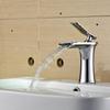 TLXT Hot & Cold Antique Short Waterfall Basin Faucet