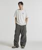 Nyuballanseu Nbntg21513 / Uni Frozen Cotton-Like Cargo Wide Pants (Dark Khaki)