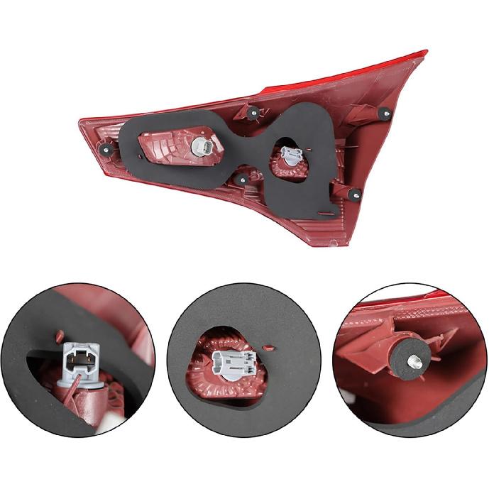LABLT Tail Light Lamp Replacement for 2013-2015 RAV4 815900R010 TO2802126 Left Driver Side Inside Taillight