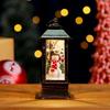Light-Up Santa Claus Phone Booth Christmas Lantern Ornament