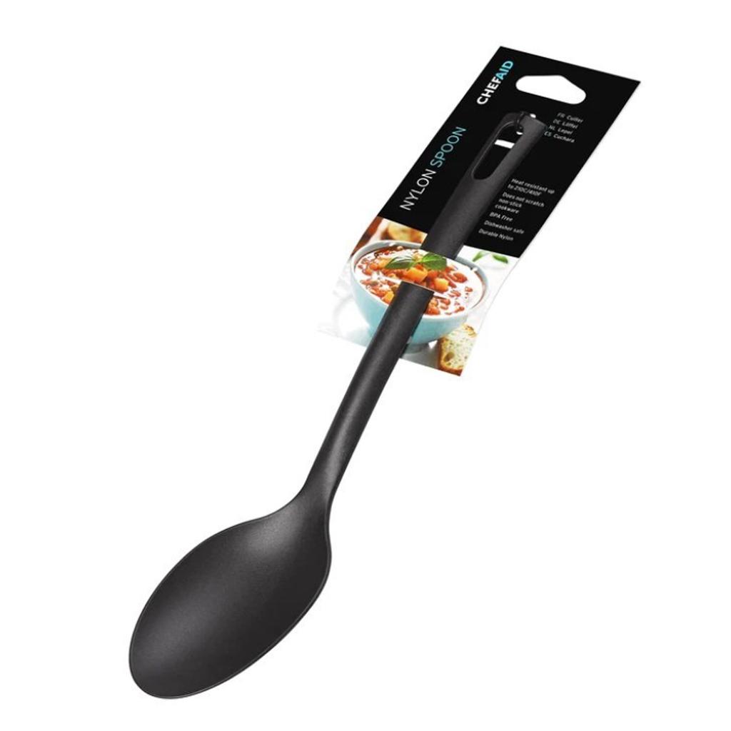 Chef Aid Nylon Spoon Black