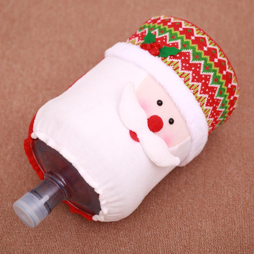 

Holiday Water Festive Dispenser Cover Made Of Soft Fabric With Cute Snowman And Reindeer Designs For Cheerful Decor