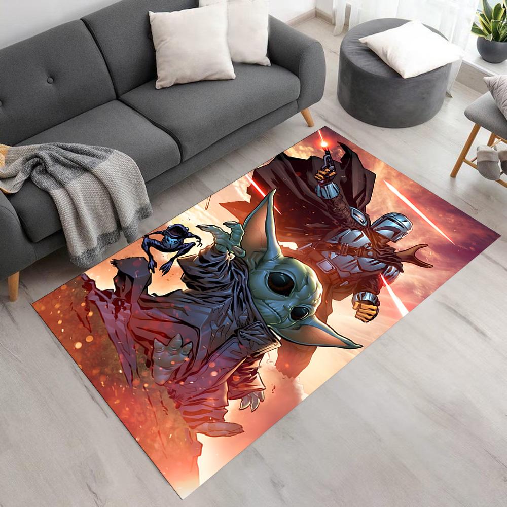 Star Wars Floor Mat Design for Game Room Decorate Room Foyer Study Room Anti-slip Rug Anime Office Decor Spiritual Gift