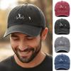 Visor Peaked Cap Washed Cotton Baseball Hats Fashion Embroidery Baseball Cap  For Man Women