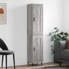 VidaXL Highboard Sonoma Grey 34.5x34x180 Cm Engineered Wood 3200471