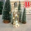 Christmas Tree Ball Luminous Plastic Bulb Shape Light Party Home Decor Wall Hanging Ornament Night Lamp Decoration