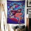 Dandadan Wall Tapestry Aesthetic Wall Hanging Printed Fabric Blanket Decorative Tapestries for Bedroom Living Room Home Decor