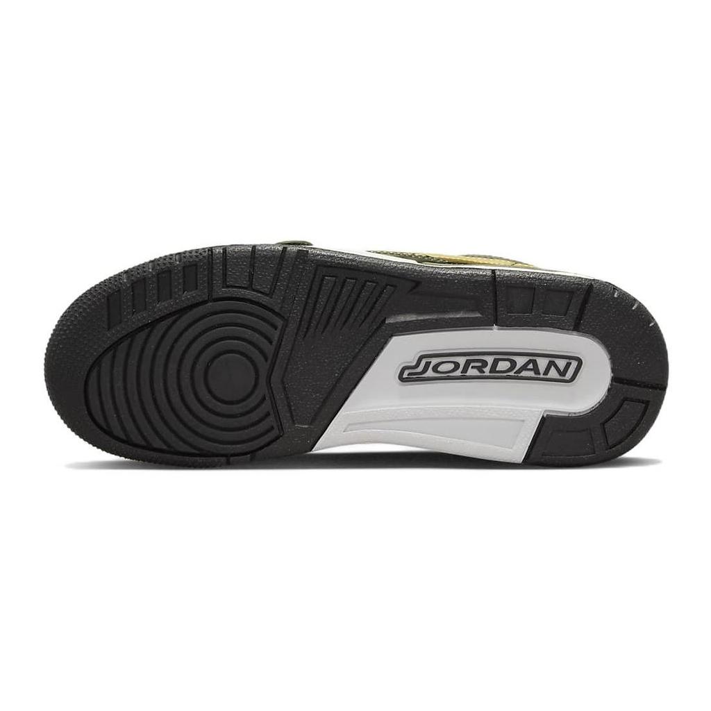Air Jordan Legacy 312 Low GS Schwarz Metallic Gold Kinder Sneaker Weiß CD9054-071