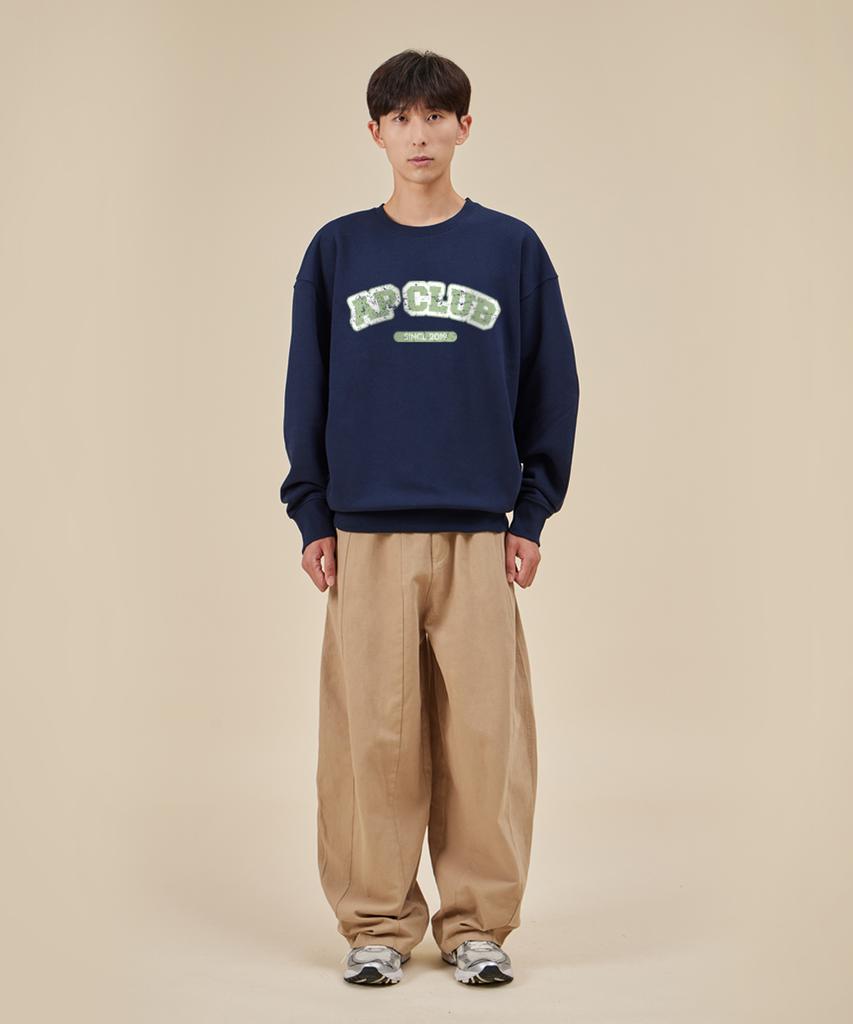 ASTRAL PROJECTION Ap Club Loose Fit Sweatshirt_Navy
