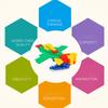 100-800Pcs Assembling Toy Kid To Develop Intelligence To Insert Blocks Bullet Building Block Toy Educational Toy Bulk Child Gift