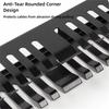 1U Cable Management Horizontal Mount 12/24 Slot 19inch Server Rack Wire Organizer Metal Wiring Duct Internet Cafe Wiring