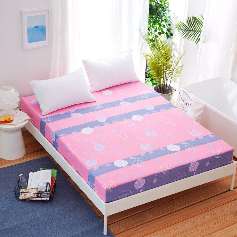 Buy Bed Sheet Star Printed Cotton Twin Full Queen King Bedding Fitted