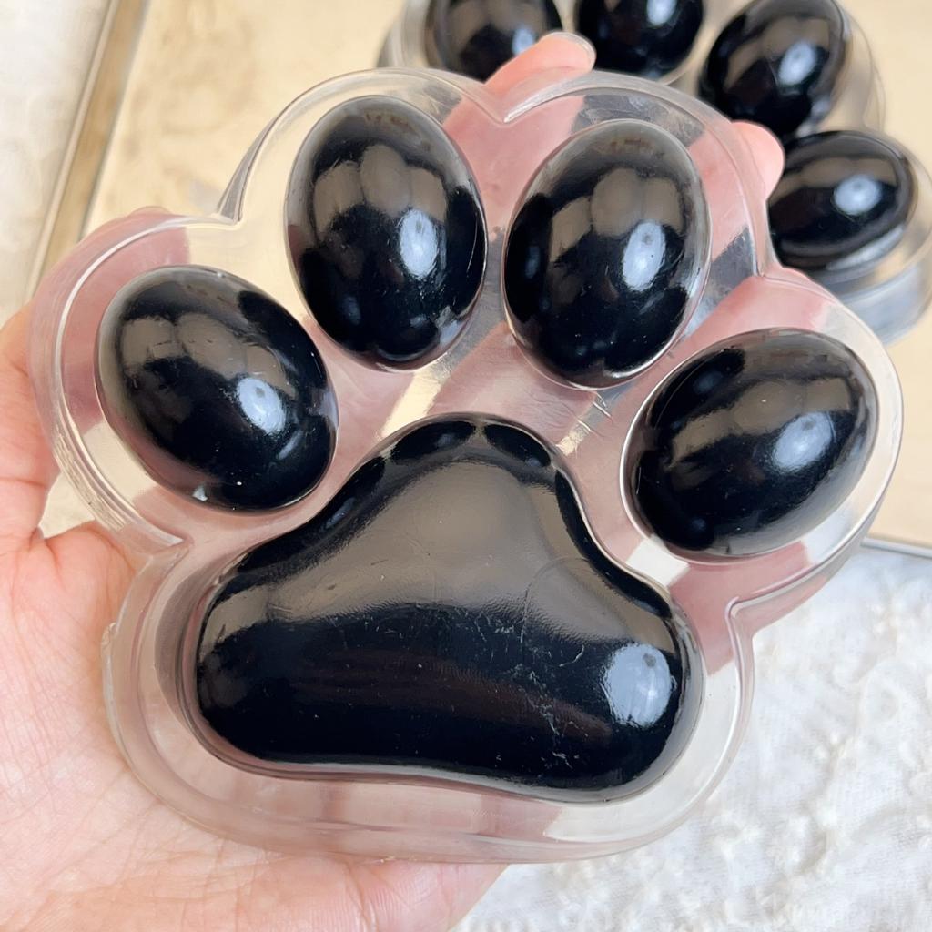 Transparent Large Squish Cat Foot Antistress Taba Big Cat Paw Anti-Stress Toys for Kid Girl Fidget Soft Pinch Sensory Toy