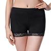 Padded Boxers Panties Mid Waist Lift Hip Solid Color Lace Panties Woman Supplies