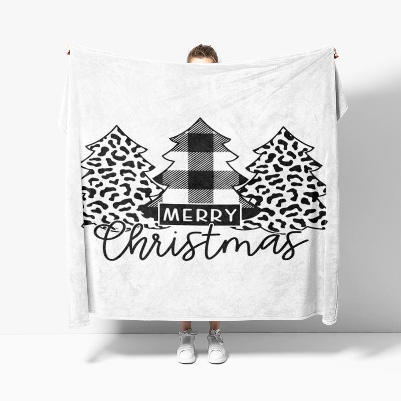 Dekoracja domu pluszowy koc Sofa koc Narzuta łóżko puszyste miękkie koce wystrój Kratka Nowoczesny Halloween Wesołych Świąt zima