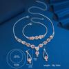 Women's Fashion Sunflower Design Jewelry Set with Light Luxury Style and Elegant First Accessories for Women