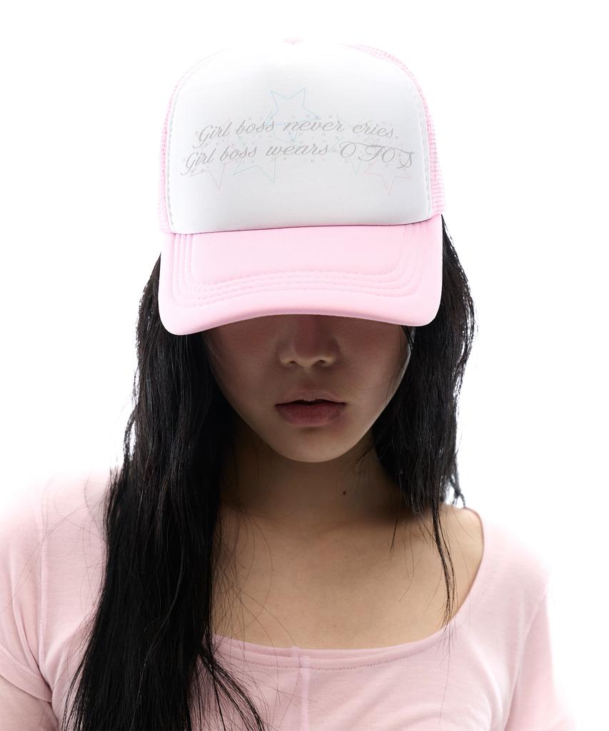 OJOS Girlboss Trucker Cap / Pink