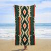 Day of The Dead Kitty Cat Sugar Skull Beach Towel, Cute Oversized Quick Dry Absorbent, Sand Free Lightweight Travel Pool Mat