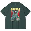 T-shirt Heavy Metal 100% Cotone 230 Gsm Stampa Band Rock Musica Popolare Unisex T-shirt Pesante in Cotone