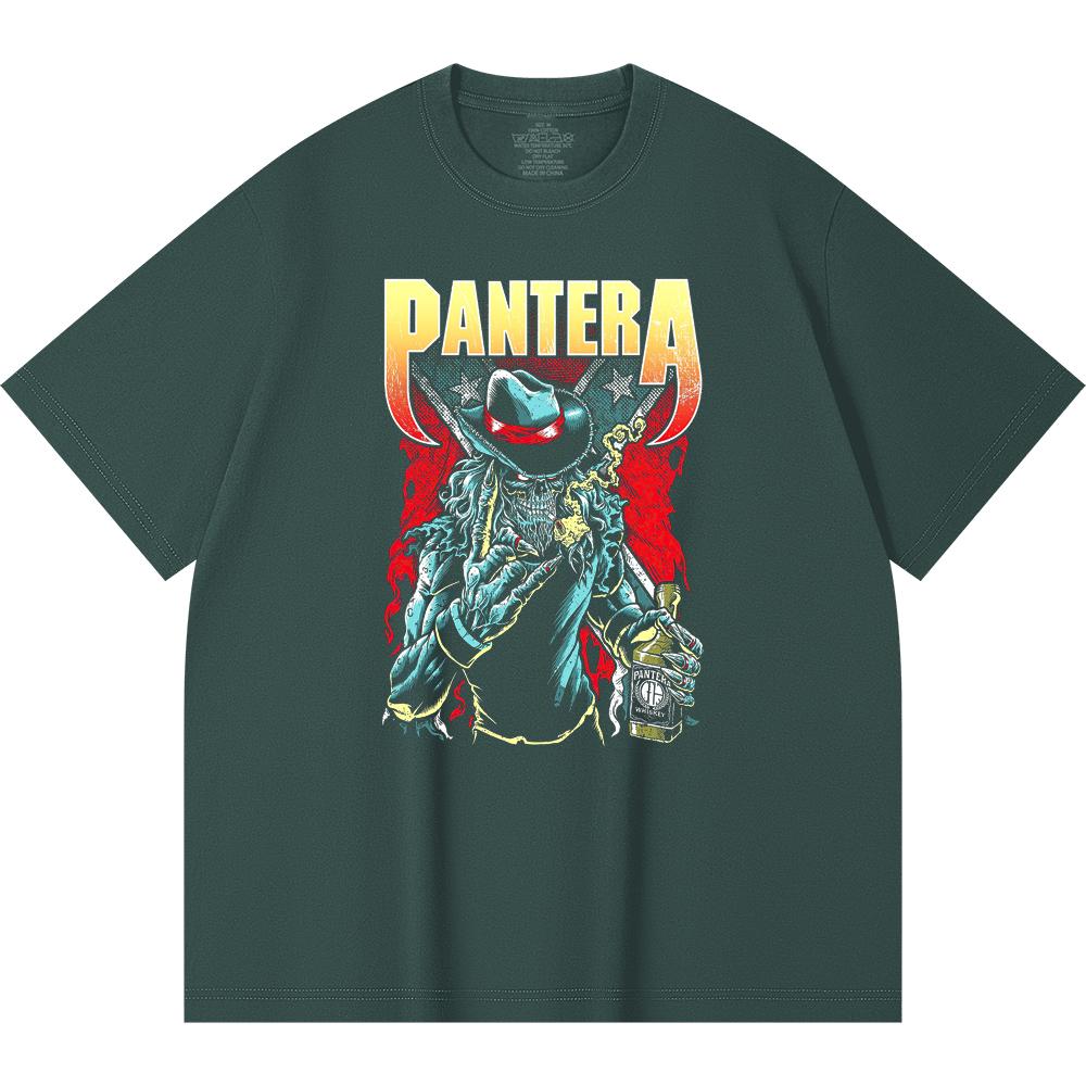 T-shirt Heavy Metal 100% Cotone 230 Gsm Stampa Band Rock Musica Popolare Unisex T-shirt Pesante in Cotone