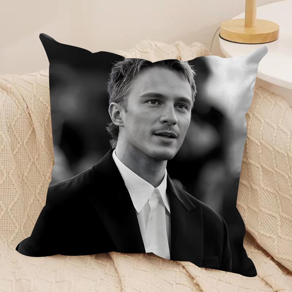 DDrews Starkey Singer Cushion Cover Silky Short Plush Invisible Zipper Dustproof Sofa Pillow Case For Home Decor