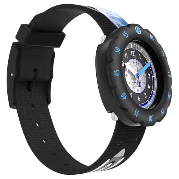 SWATCH Unisex Flik Flak Feifei Series Black Watch ZFPSP057 ZFPSP057