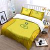 Yellow jersey with crest. Bedding sets Duvet cover sets Duvet covers Pillowcases(1*Duvet Cover 2*Pillowcases without duvet insert)