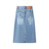 Navicare Women's Thin Denim A-line Skirt