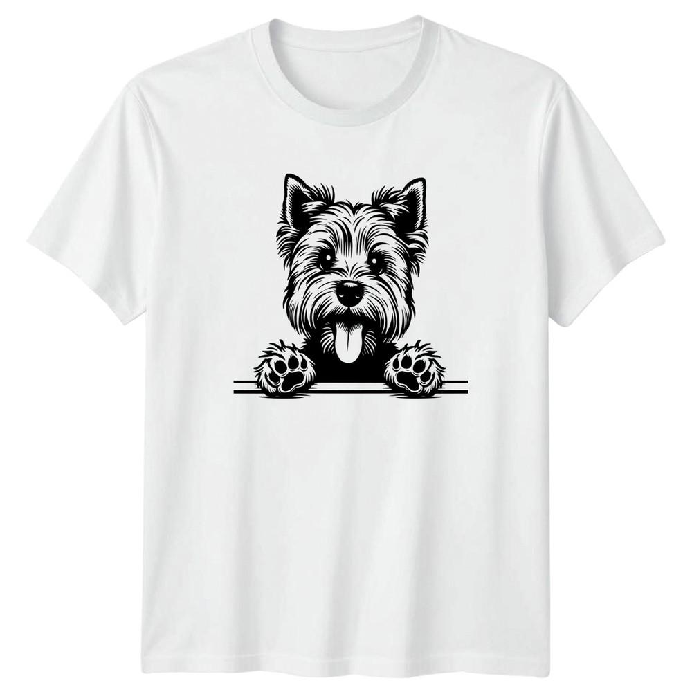 Terrier Dog Paws Animals Unisexs TShirt Unisexs Tee Graphic Unisex Dog Lover Gift S