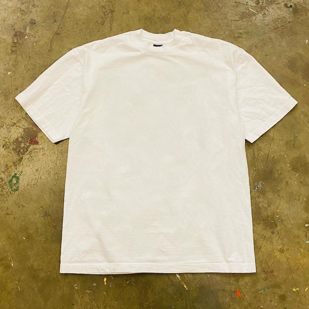 Loose Fit Cotton Tshirt Short Sleeve Double Thread Pure Cotton American Retro Style Unisexs Unisexs Casual Breathable Tee