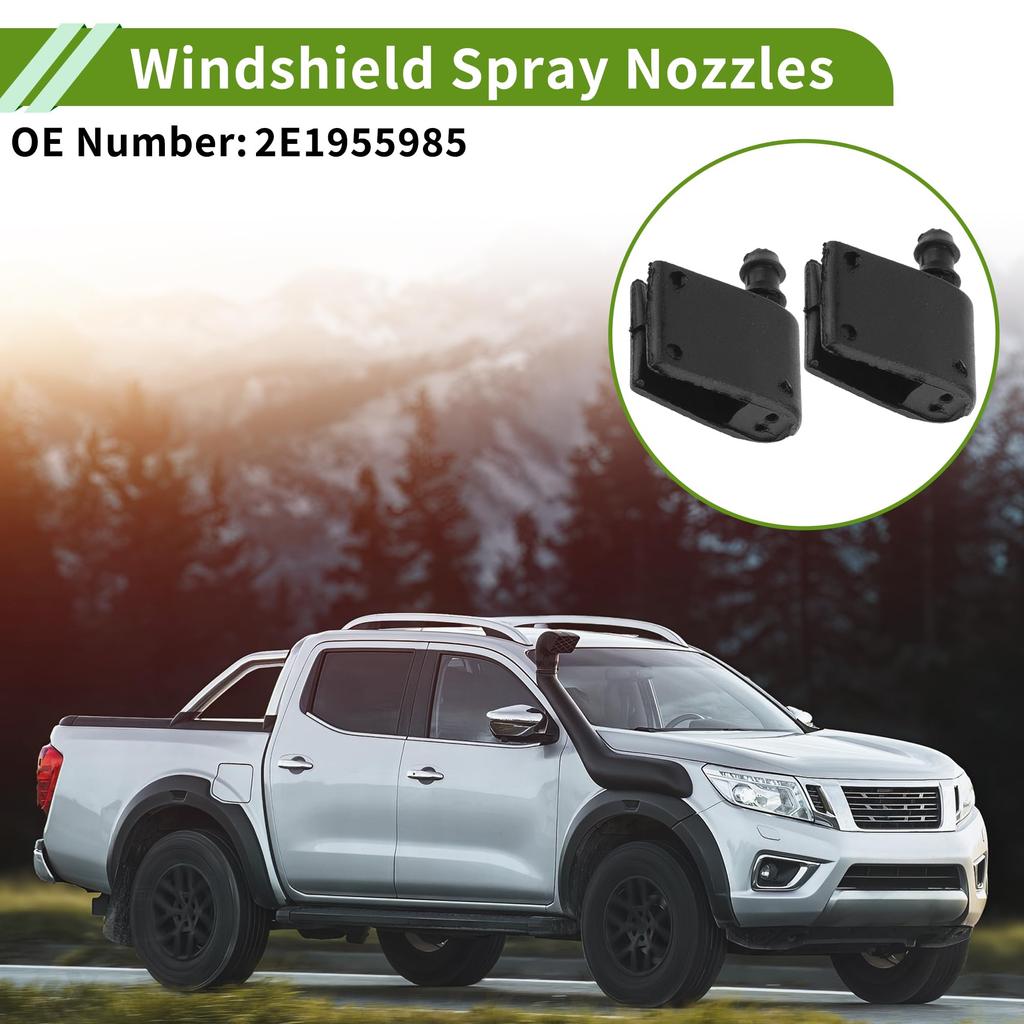 Fits HOPESPANNER Mercedes Benz Front Window Nozzle Washer Nozzle Black Window Nozzle