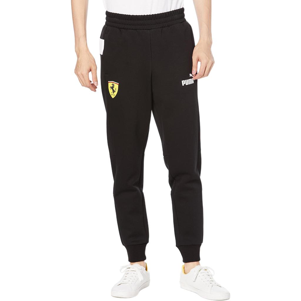 Puma Racing Sports Casual Cuffed Knit Joggers Unisex Joggers Black 531652-01
