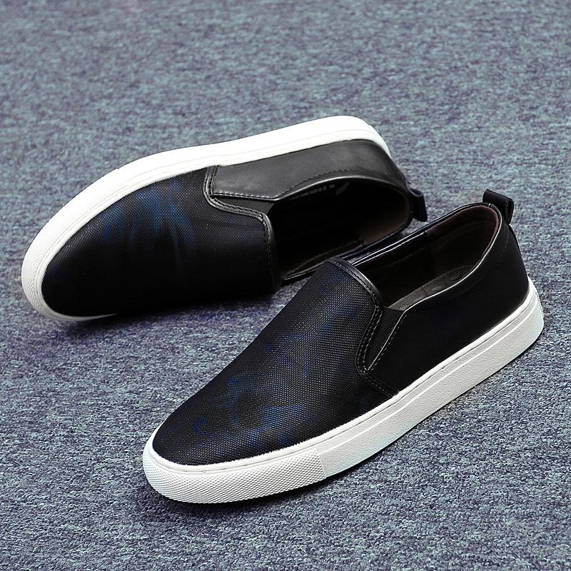 Fashion2024 Men Shoes Sneakers Leather Trend Casual Shoe Breathable Leisure Male Sneakers Non-slip Moccasins Italian Male Driving Shoes
