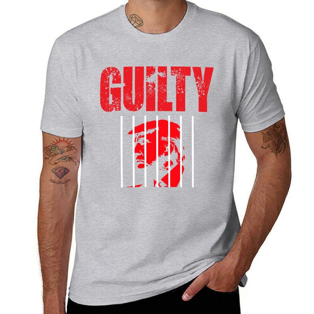 Guilty Tshirt Vintage Clothes Kawaii Clothes Boys Animal Print Unisexs T Shirts Casual Stylish