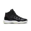 Air 11 Grade School '72-10' (Unisex) Black / Black-Varsity Red Kids' Basketball Shoes 378038 002