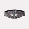 Ethnicinspired Womens Wide Waist Belt With Plastic Turquoise And Rhinestone Embellishments For Fashion Seasonal