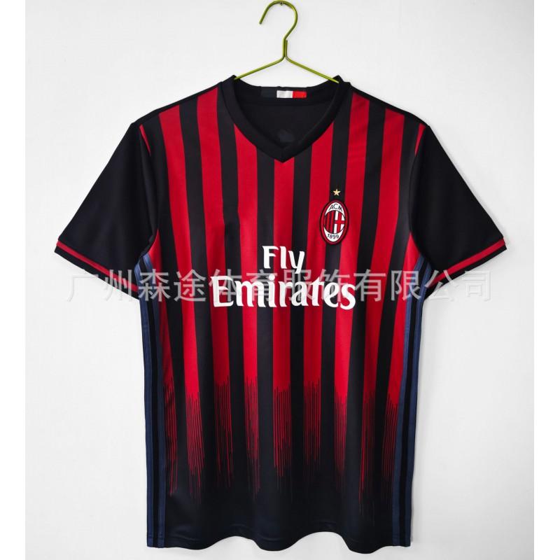 Vintage Football Jersey Short Sleeve Retro Soccer Shirt Men AC Milan Inter Roma Juventus