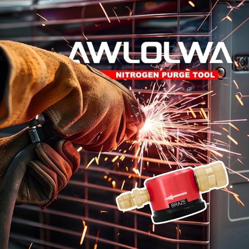 Professional RefrigerantPurge Regulator Tool Nitrogen Flows Regulator Instantly Setting Switches Metal Construction