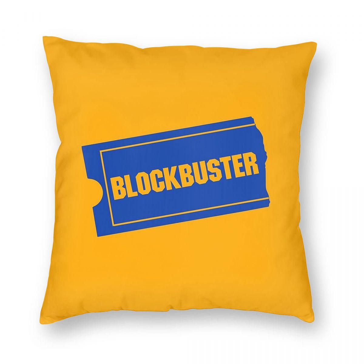 Blockbuster Retro Logo Pillowcase Polyester Linen Velvet Pattern Zip Decor Pillow Case Home Cushion Cover 18 30cmx30cm