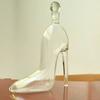 High Heel Glass Wine Bottle Flagon Wine Barrel Sealed Jar Hip Flasks Glass Bottle Liquor Bottles Wine Pot  Wine Dispenser