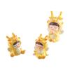 Cartoon Dragon Baby Ornament Resin Dragon Statue Car Interior Dragon Figurine  Children