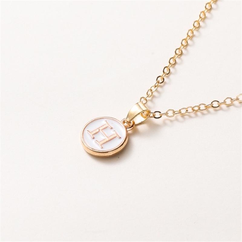 2025 New Fashion Personalized 26 Initials Charm Necklace For Women Men Premium Design Name Necklace Ladies Jewelry Gift