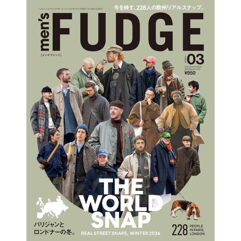 Brand-New Mens FUDGE Vol.178 & Vol.179 2026 Japanese Fashion Magazine