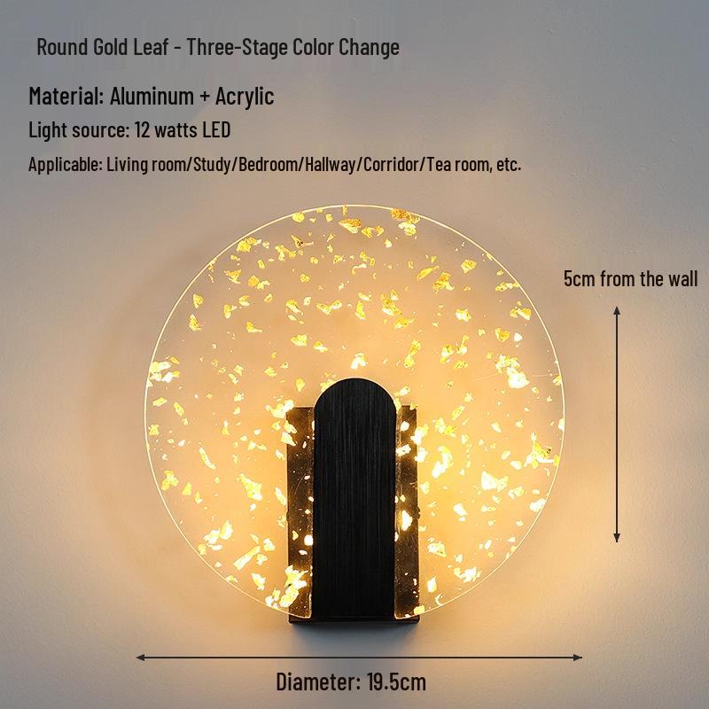 Acrylic Wall Lamp: Modern Creative Design for Bedroom, Hallway, Staircase, and Decorative Use