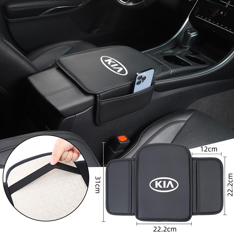 Car Armrest Box Pad Console Protector Armrest Storage Mat Interior For KIA Ceed Sportage Rio K5 Optima Cerato Proceed Venga usgm40