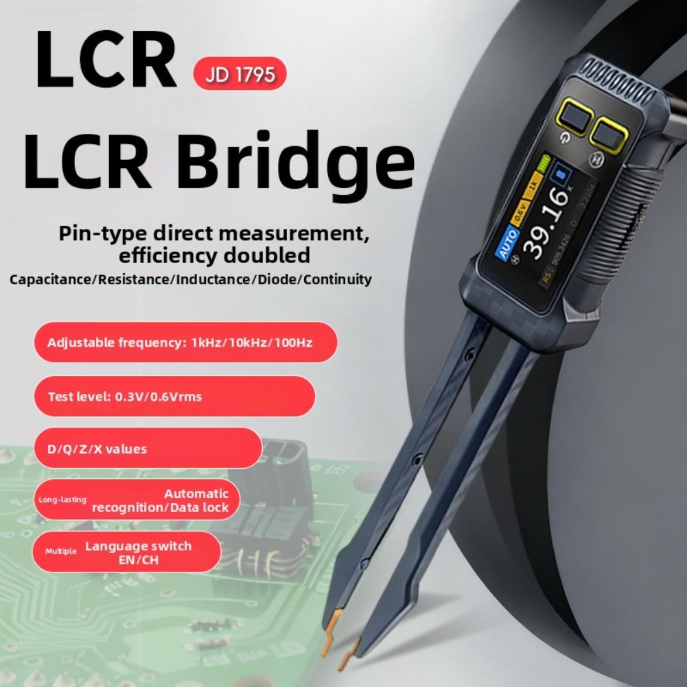 

ESR Meter LCR Tweezers Electronics Repair Inductance 0.00001 F-0.0001 F Measures Reactance X Loss Tangent D Measurement China Mainland