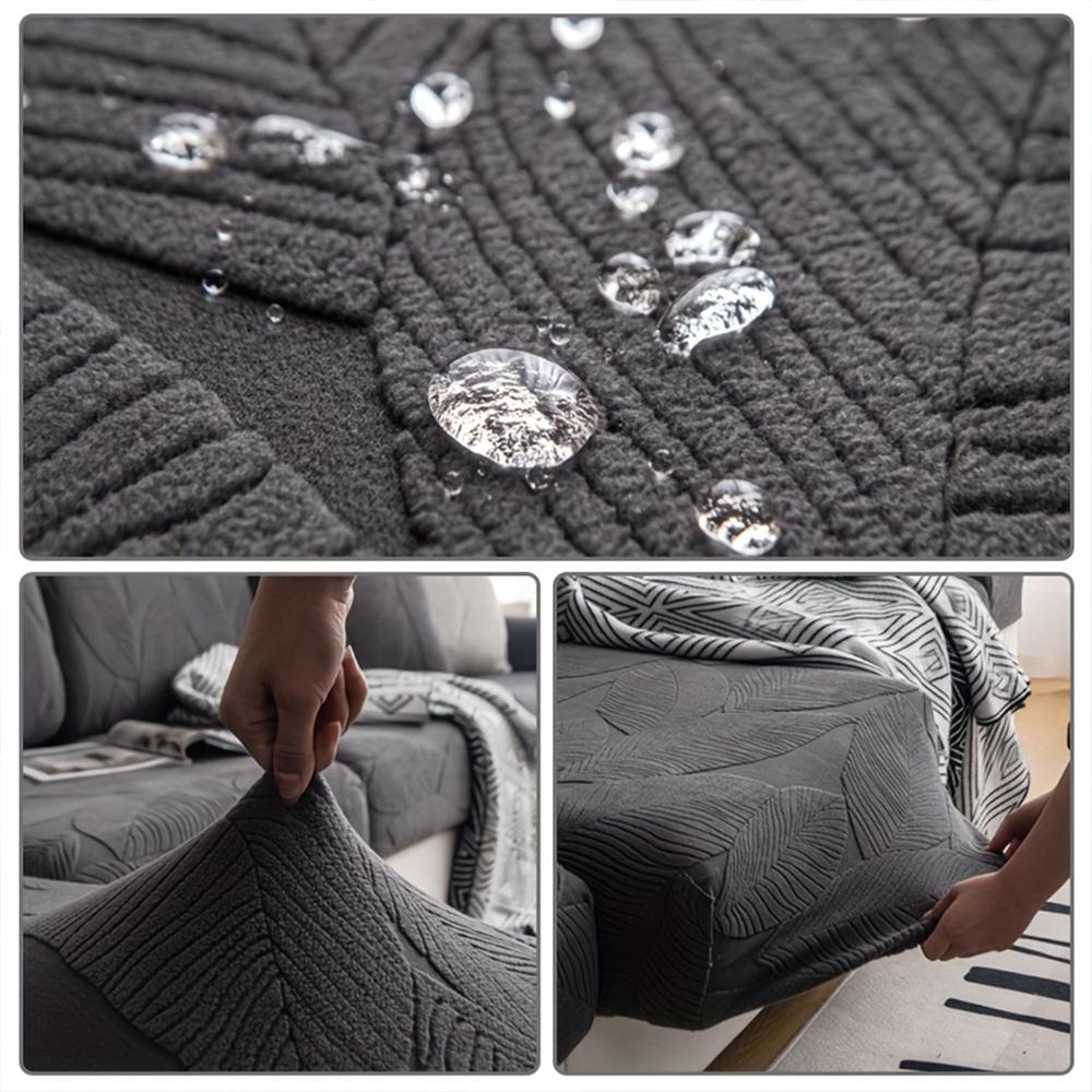 1pc New Waterproof Luxury Sofa Seat Cushion Covers Jacquard Fabric Sofa Covers for Living Room Soft Elastic Sofa Couch Covers