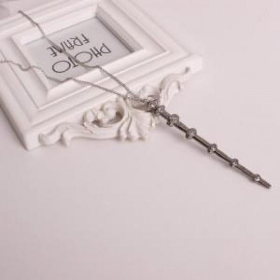 Harry Potter Hermione Bone Connecting Sirius Magic Wand Necklace Voldemort Pendant Jewelry C028